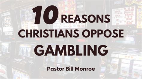 church opposes gambling
